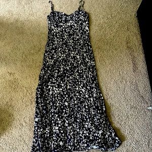 Free People Maxi dress Navy with florals